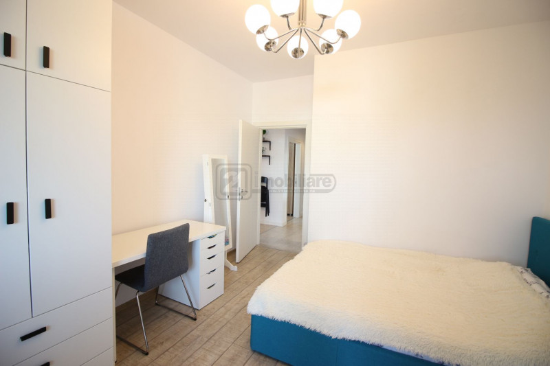 Straulesti/ Petrom City, apartament 3 camere, mobilat/utilat, etaj 2/3, bloc nou