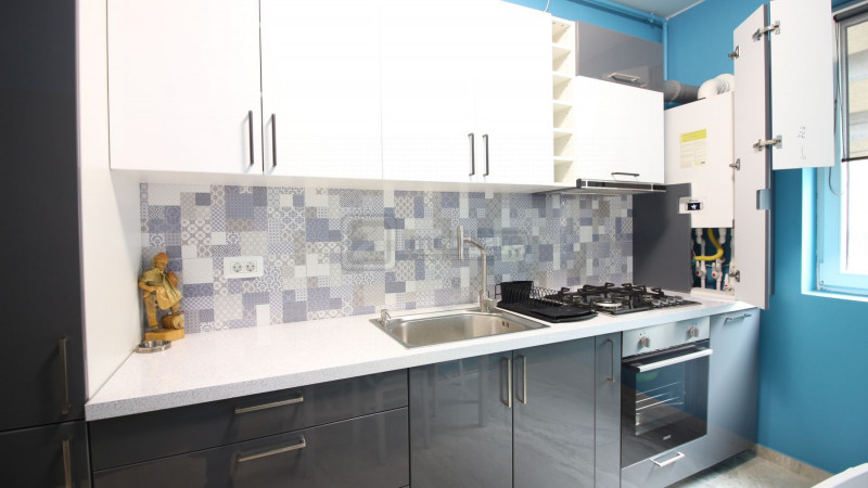 Apartament 2 camere, mobilat modern, prima inchiriere, centrala proprie, parcare