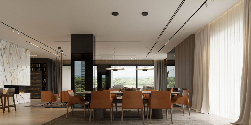 Penthouse 5 camere | 358 mp, terasă 84 mp, vedere pădure – Pines Residence