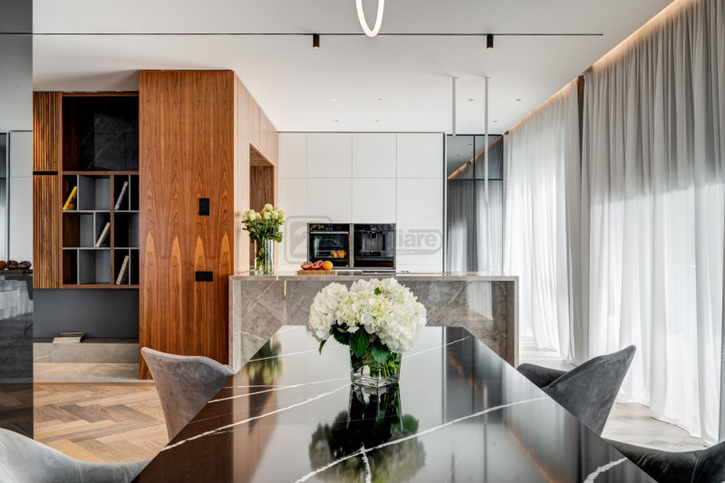 Pines Residence, apartament 4 camere, 212 mp, terasă 35 mp, mobilat/utilat lux
