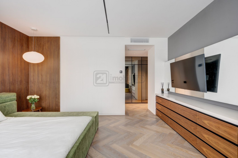 Pines Residence, apartament 4 camere, 212 mp, terasă 35 mp, mobilat/utilat lux