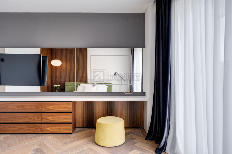 Pines Residence, apartament 4 camere, 212 mp, terasă 35 mp, mobilat/utilat lux