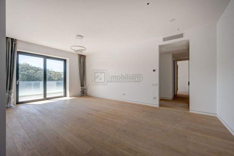 Apartament 3 camere cu grădină 91 mp, orientare Sud-Vest, în Pădurea Băneasa