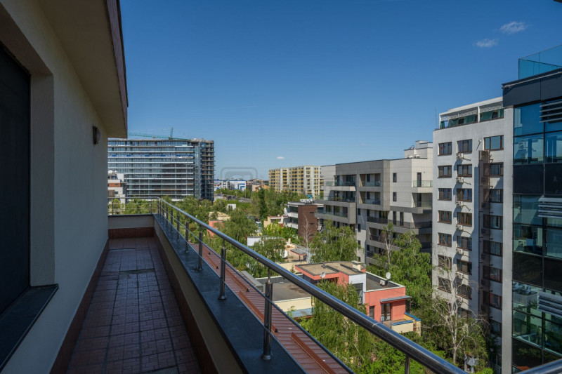 Herăstrău | Penthouse spectaculos 482 mp, 5 camere, terasă largă, view superb