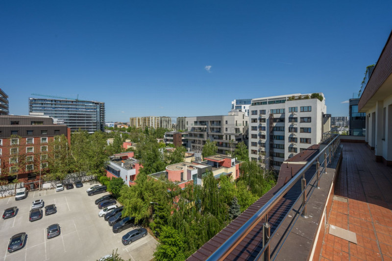 Herăstrău | Penthouse spectaculos 482 mp, 5 camere, terasă largă, view superb