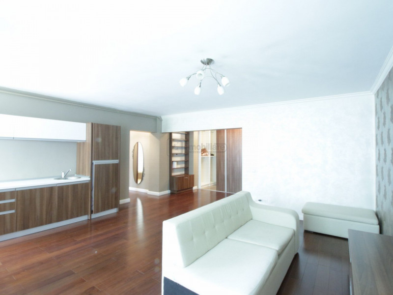 Barbu Vacarescu, ap.2 camere, 62 mp, parter inalt/ 4, bloc 1996, renovat/mobilat