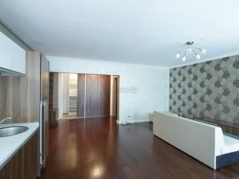 Barbu Vacarescu, ap.2 camere, 62 mp, parter inalt/ 4, bloc 1996, renovat/mobilat